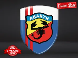 Fiat Abarth Adesivi Parabrezza Auto Edizione Lusso Pregio